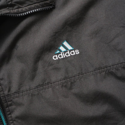 Adidas Embroidered Logo Windbreaker Jacket - 90s (L)
