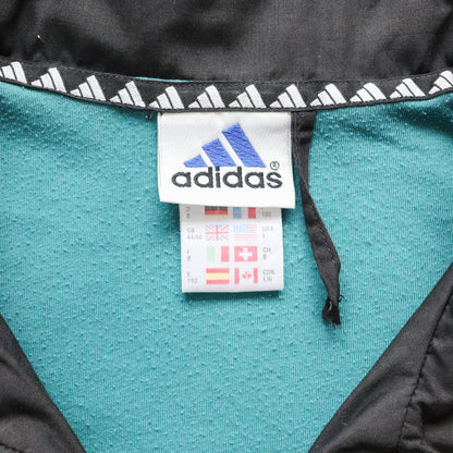 Adidas Embroidered Logo Windbreaker Jacket - 90s (L)