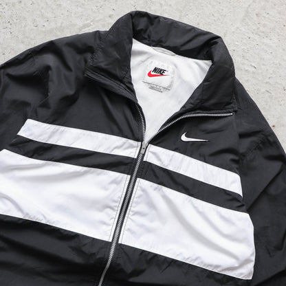 Nike Mini Swoosh Colour Block Windbreaker Jacket - 90s (L)