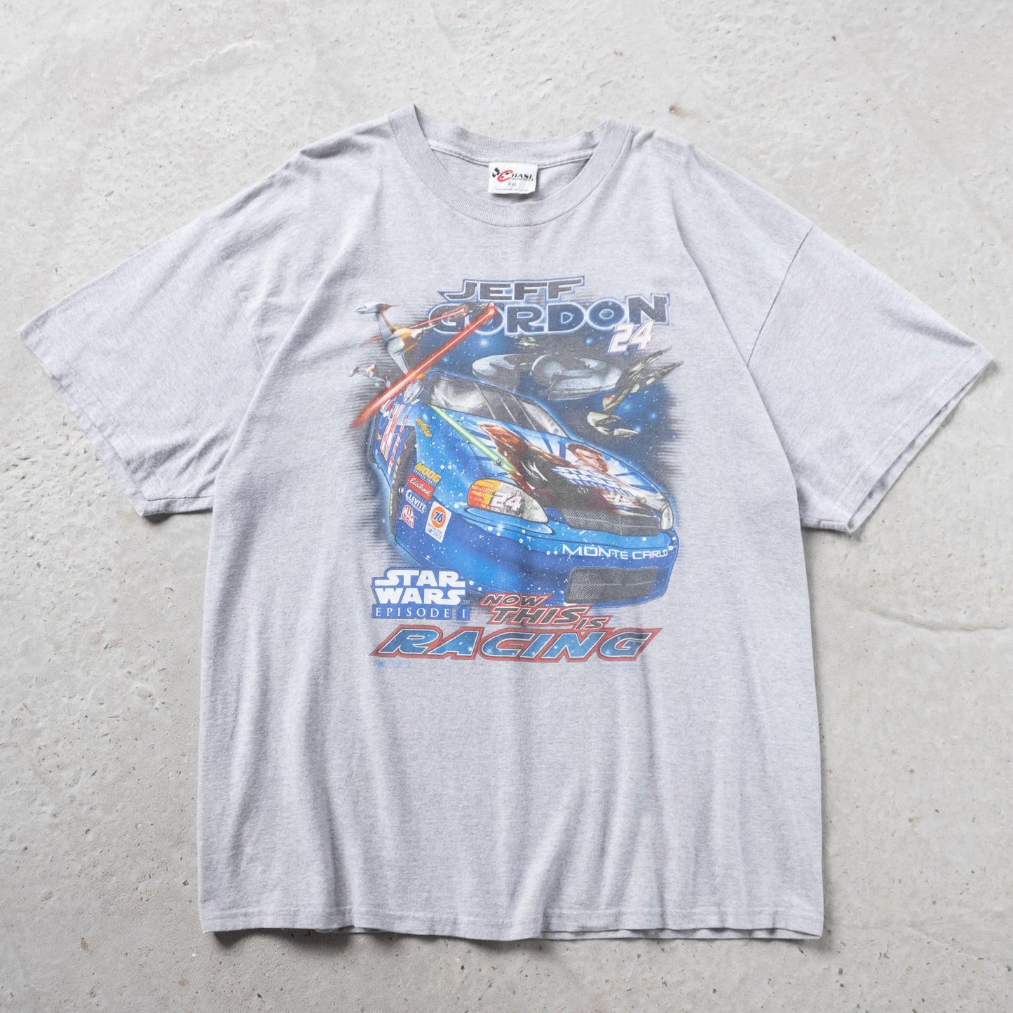 Vintage 1999 Star Wars Jeff Gordon NASCAR Tee - XXL