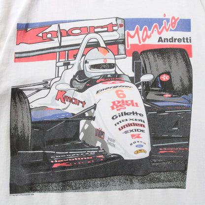 Vintage 1994 Mario Andretti Formula 1 Racing Tee - XL