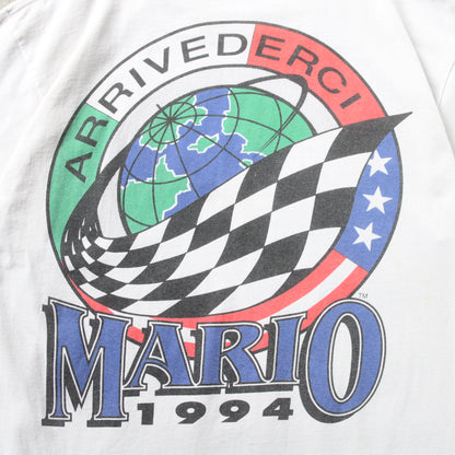 Vintage 1994 Mario Andretti Formula 1 Racing Tee - XL