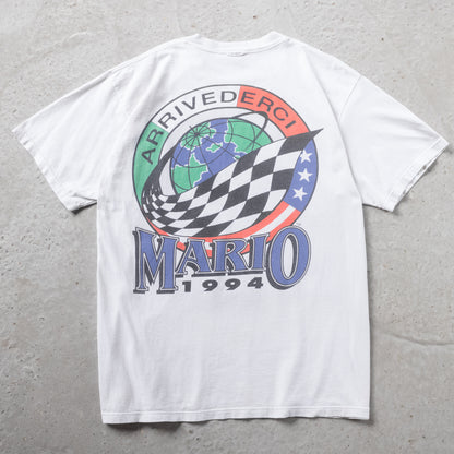 Vintage 1994 Mario Andretti Formula 1 Racing Tee - XL