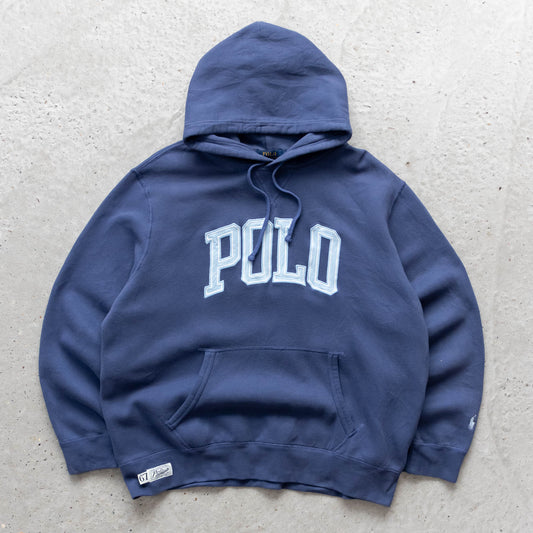 Polo Ralph Lauren Spellout Hoodie - 2000s (XL)