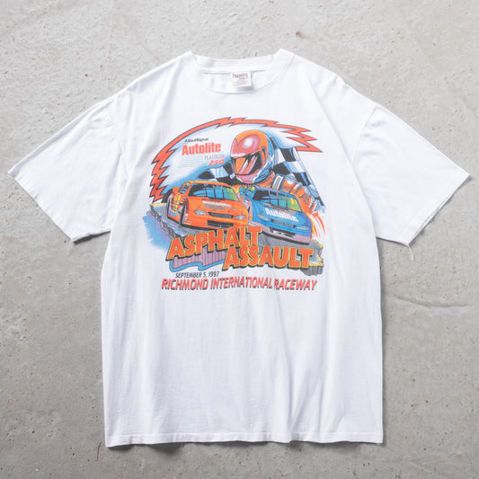 Vintage 1997 NASCAR Asphalt Assault Tee - XL