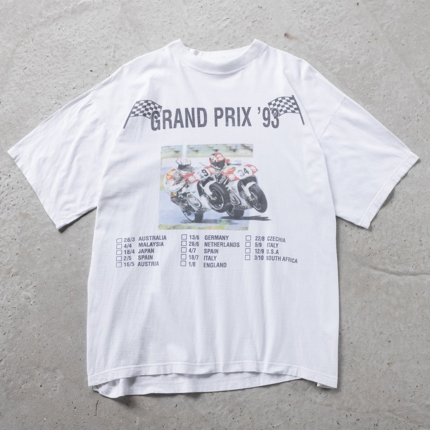 Vintage 1993 Grand Prix Moto GP Tee - XL