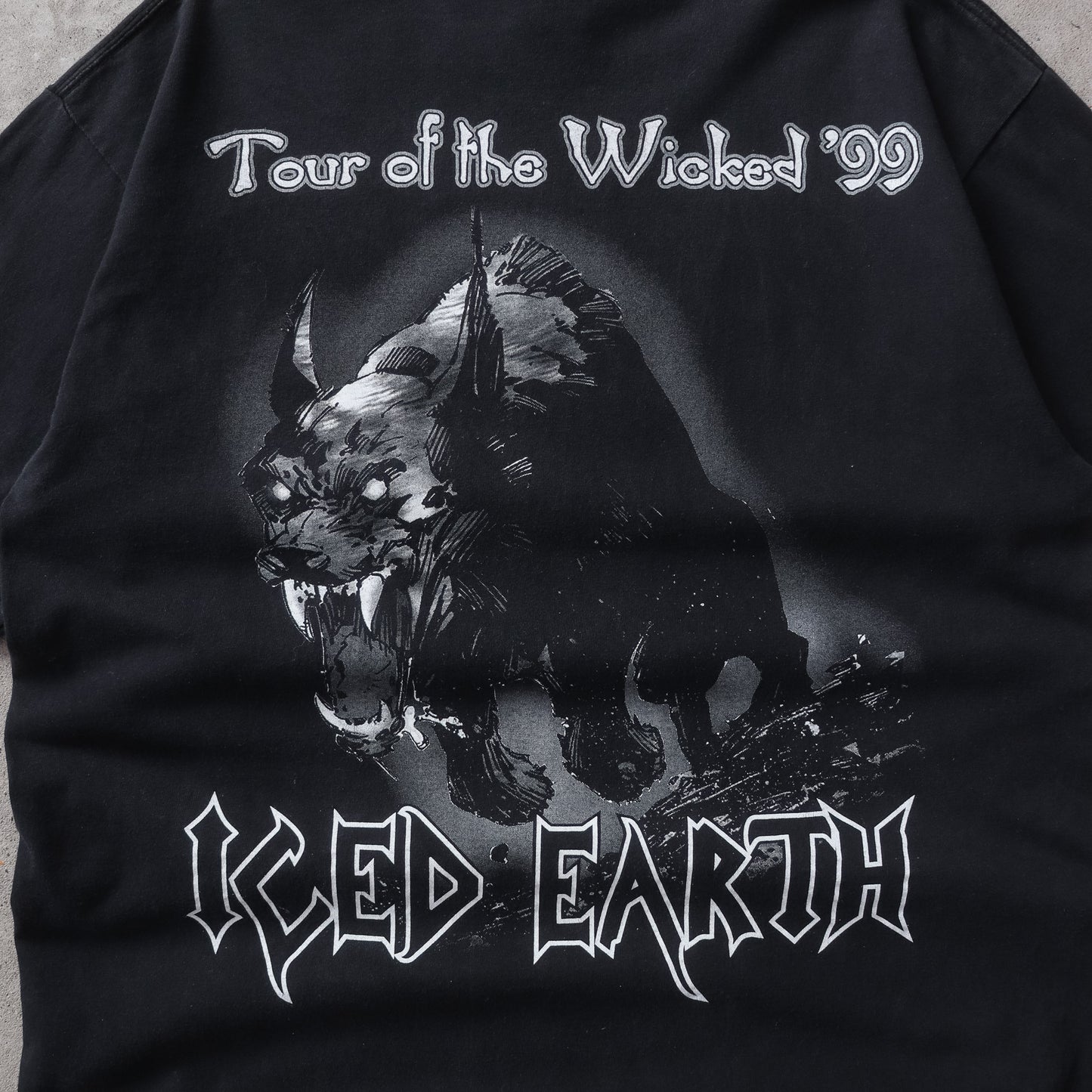 Vintage 1999 Iced Earth Tour of The Wicked Tee - L - AL Vintage