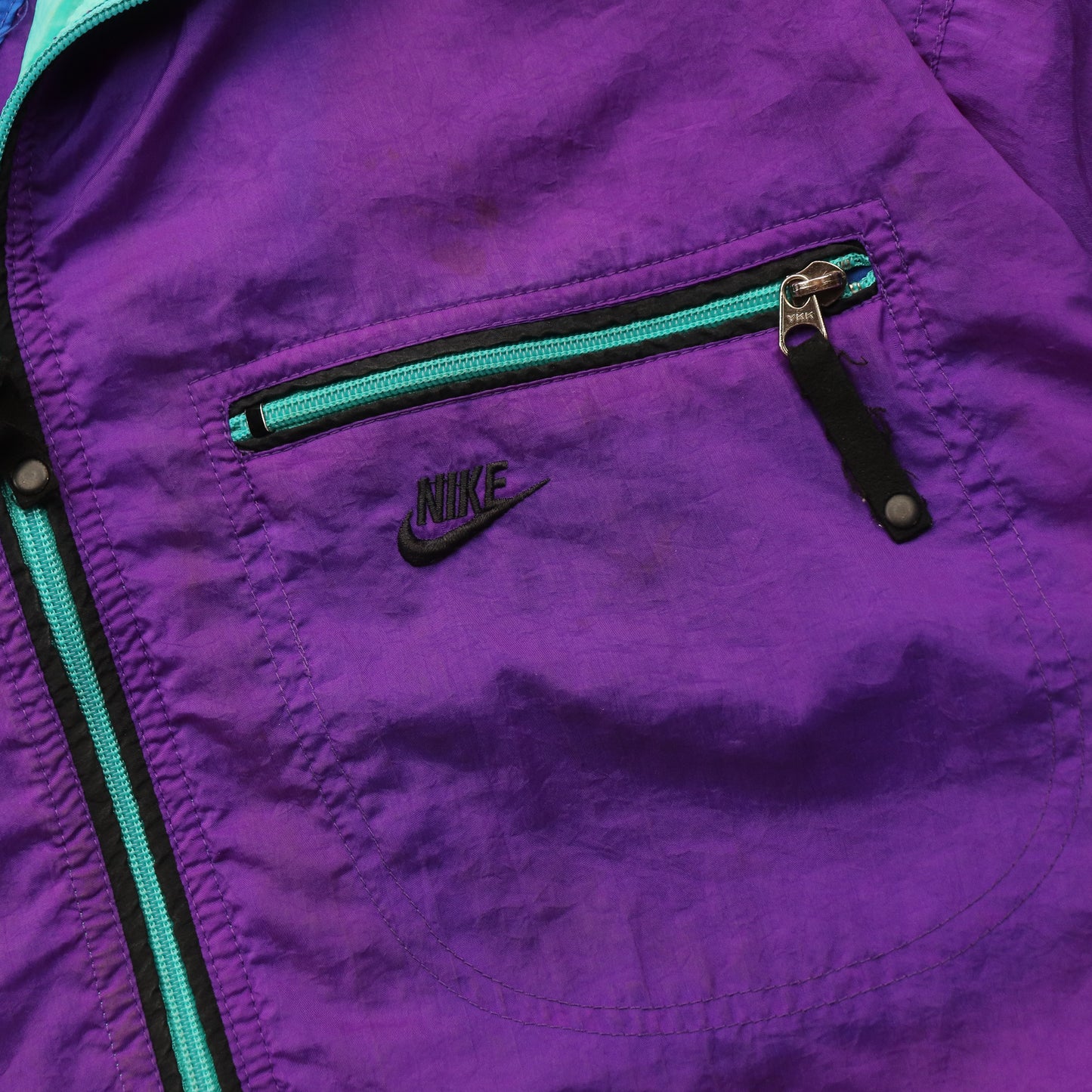 Vintage 90s Nike ACG Iridescent Windbreaker Jacket - M