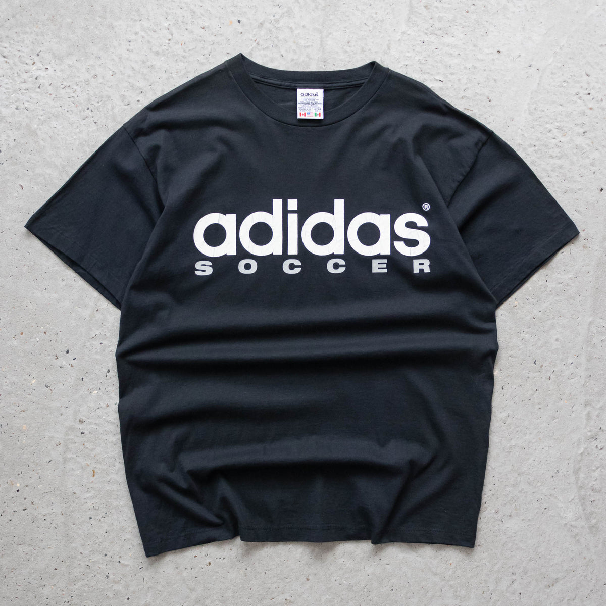 Adidas Soccer Spellout Tee - 90s (XL)