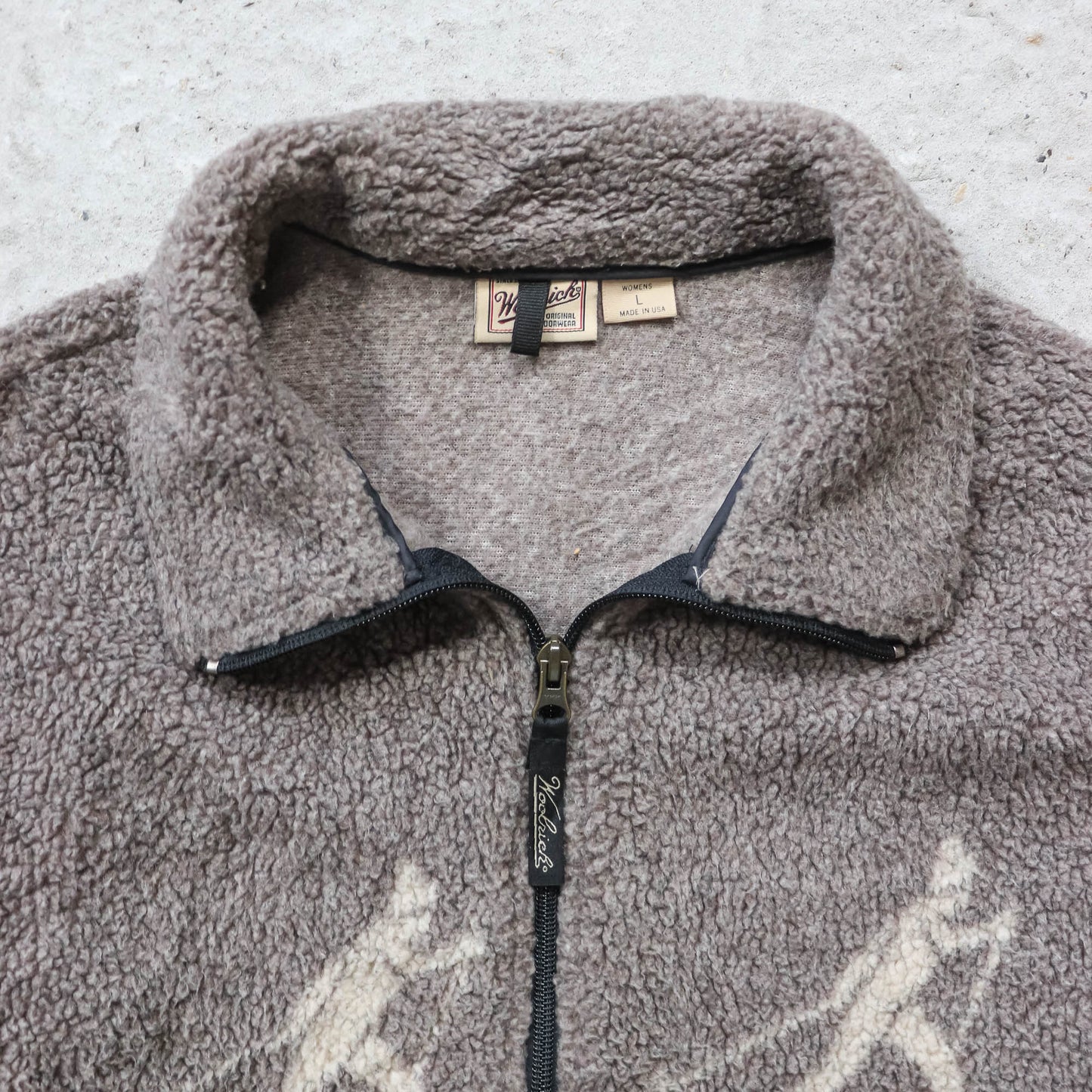 Woolrich Alpine Skier Sherpa Fleece Jacket – 90s (M)