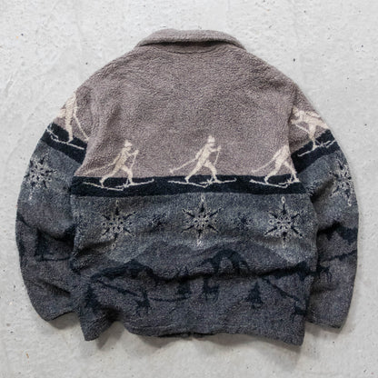 Woolrich Alpine Skier Sherpa Fleece Jacket – 90s (M)