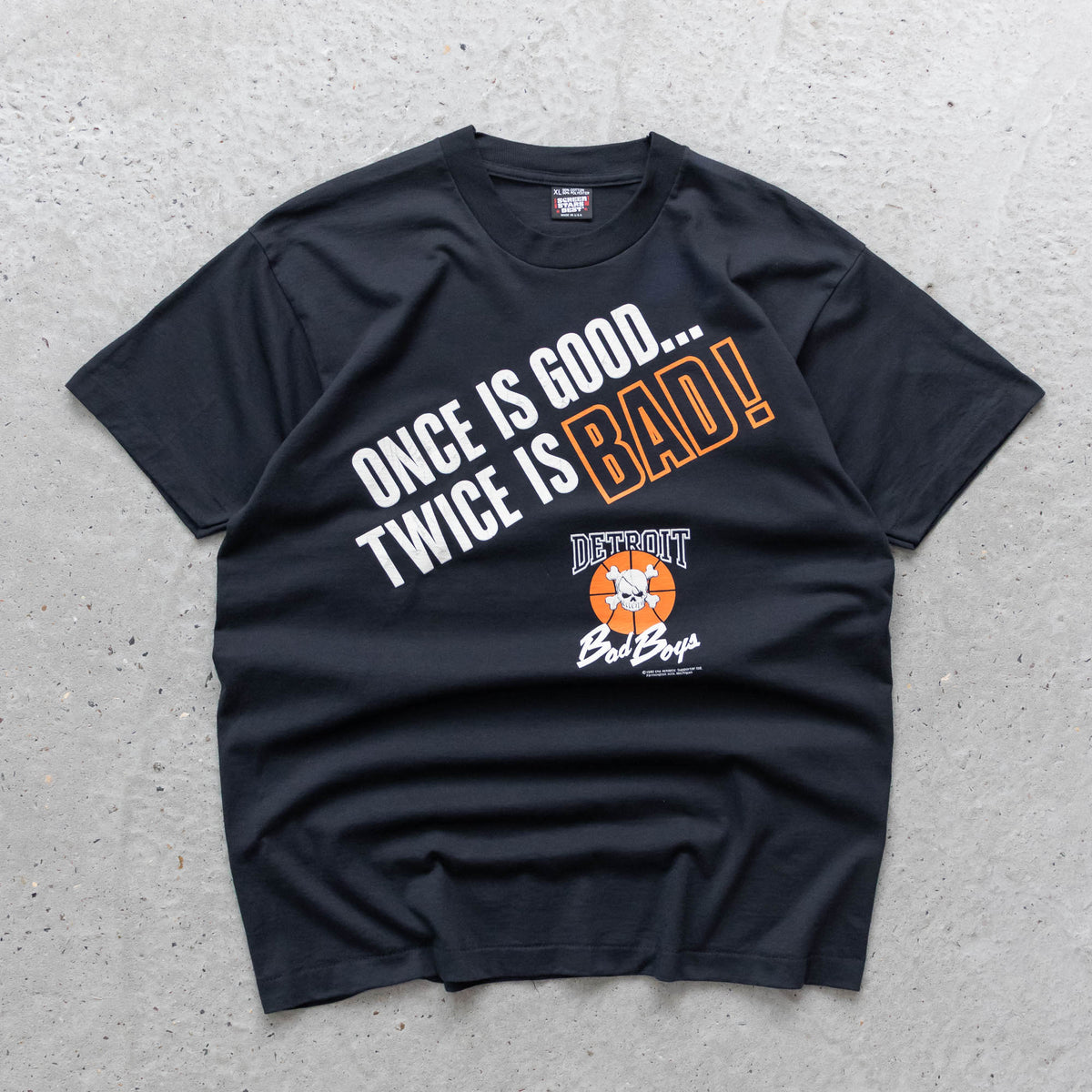 Detroit Pistons Bad Boys NBA Tee - 1990 (XL)