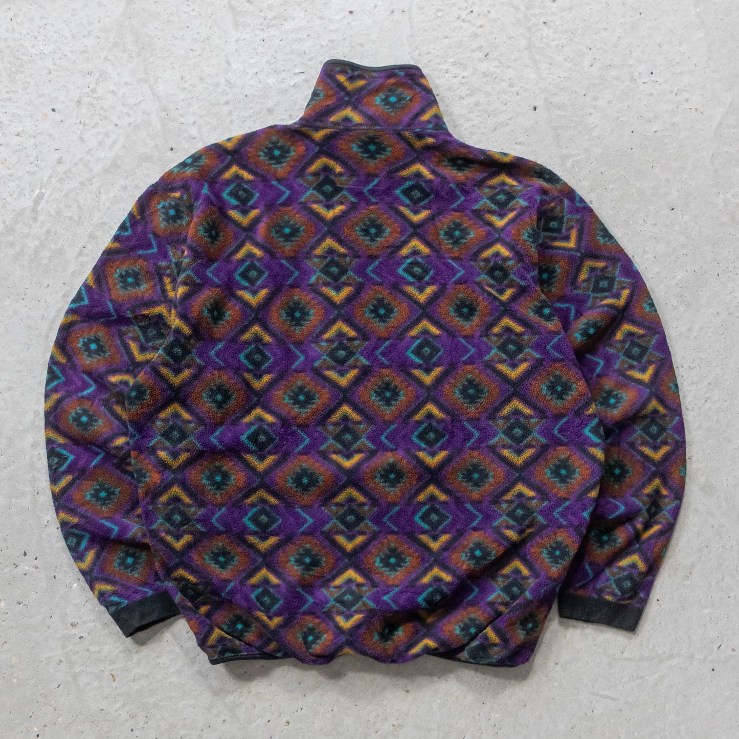 REI Outdoors Aztec Print 1/4 Zip Fleece Pullover - 90s (XL)