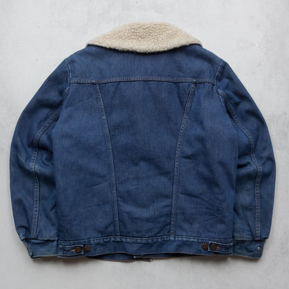 Vintage 70s Wrangler Denim Sherpa Wrange Coat - M