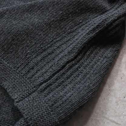 Napapijri 1/4 Zip Heavy Knit Wool Sweater - 2000s (XXL)