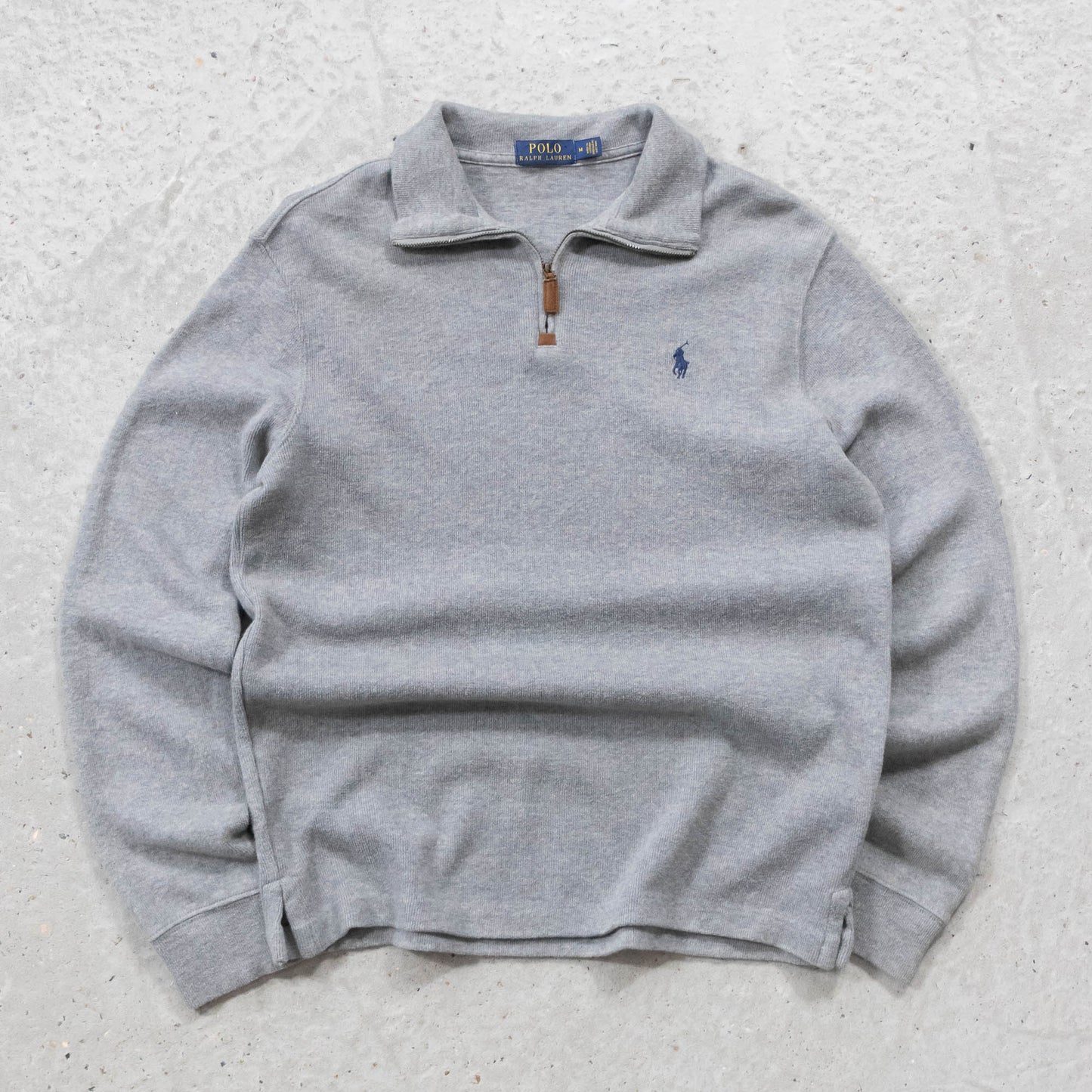 Polo Ralph Lauren 1/4 Zip Knit Sweater - 2000s (M)