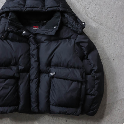 Levi's Cropped Bubble Puffer Down Jacket - 2000s (Women's L)