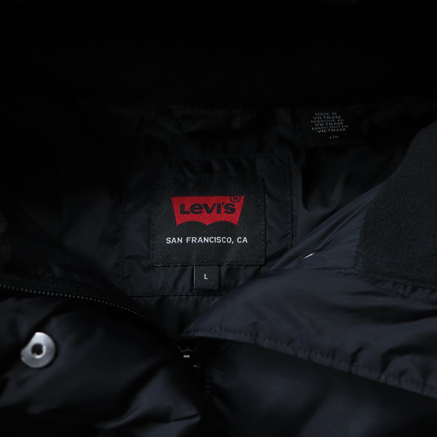 Levi's Cropped Bubble Puffer Down Jacket - 2000s (Women's L)