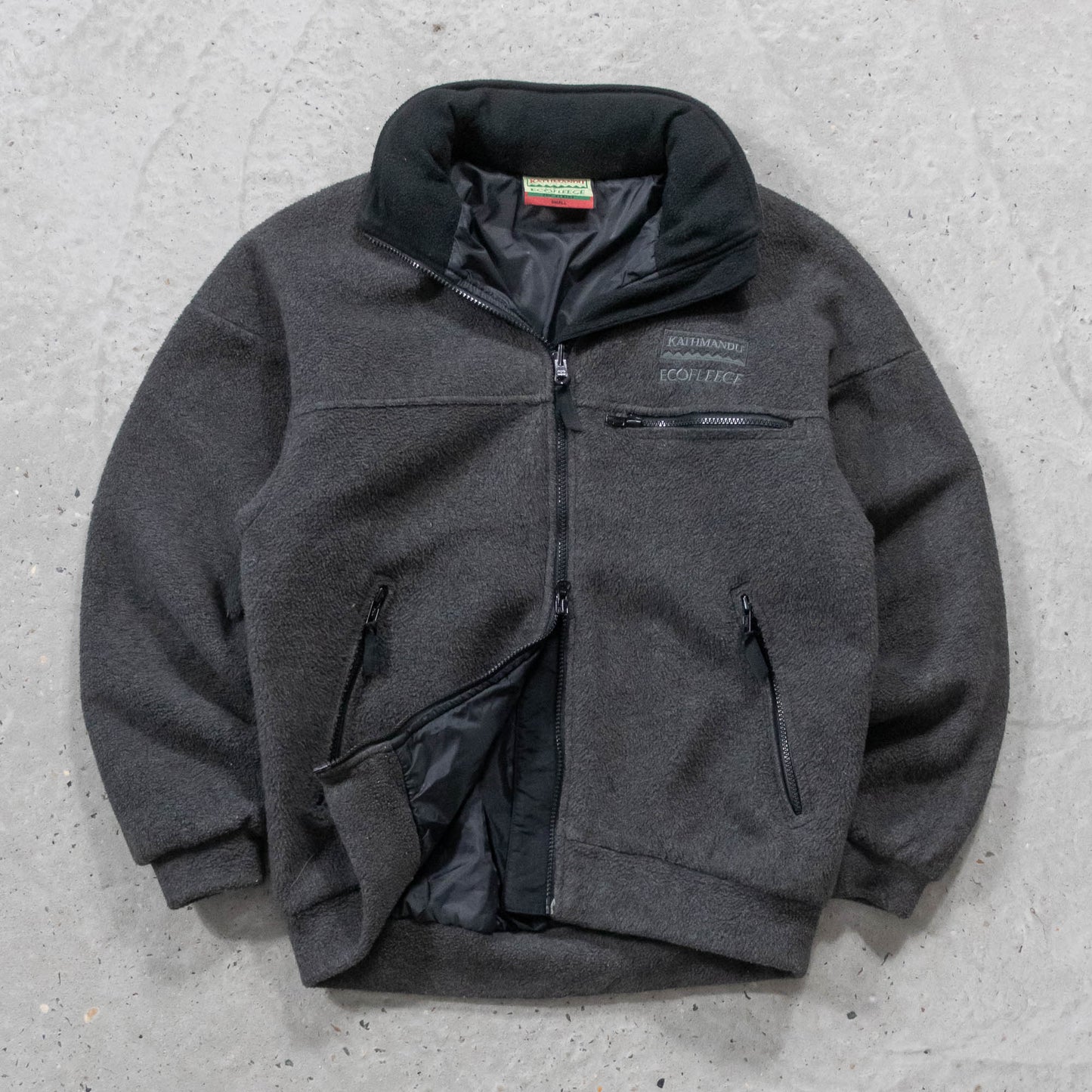 Kathmandu Polartec Quilted Fleece Jacket - 90s (S)