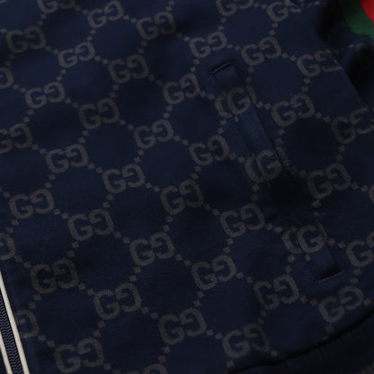 Gucci GG Monogram Cotton Jersey Track Jacket - L