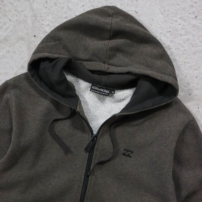 Billabong Embroidered Logo Zip-Up Hoodie - 2000s (M)