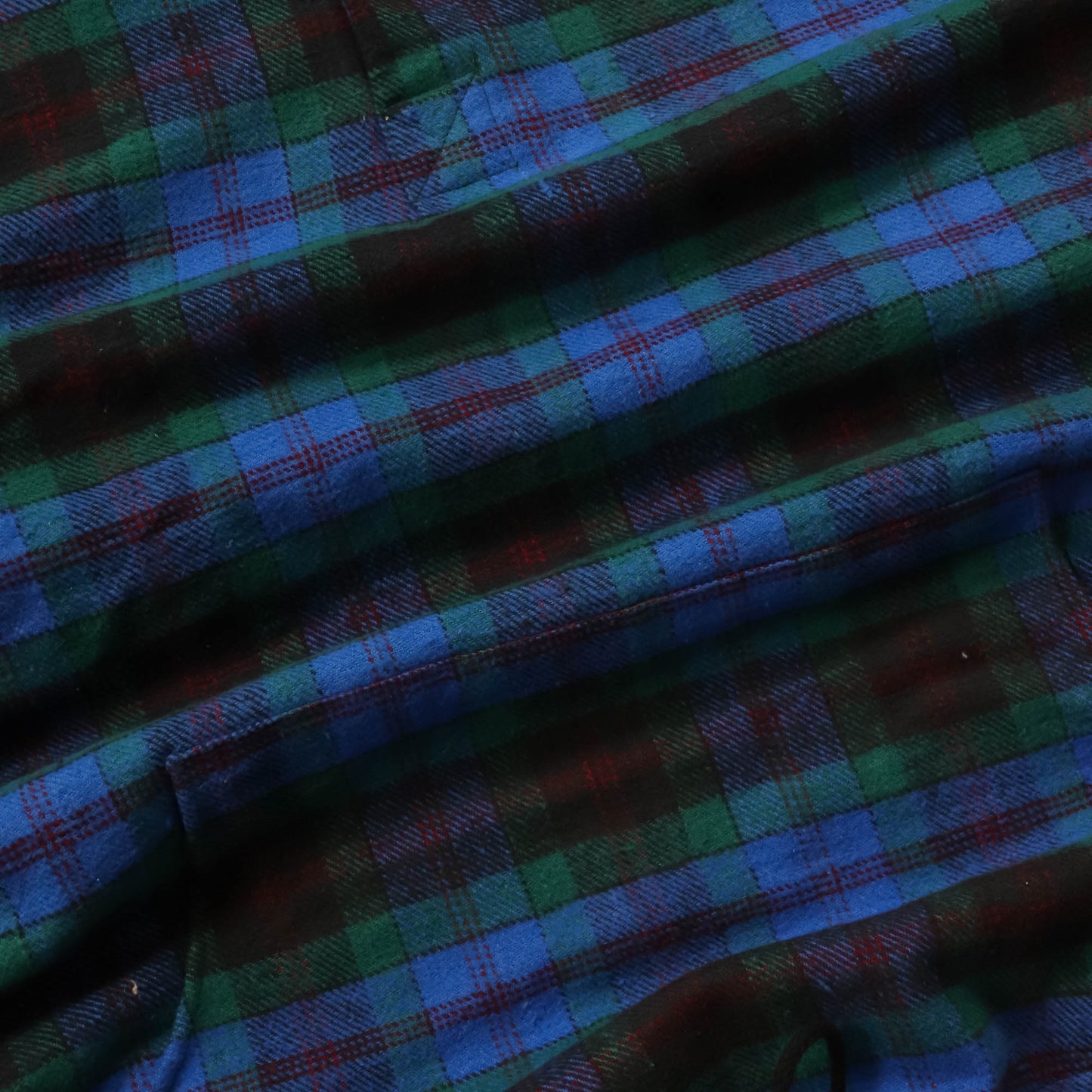 Hang Ten Hooded Flannel Pullover - 80s (L)