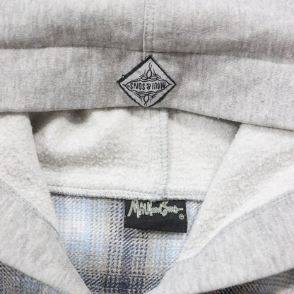 Maui & Sons Hooded Flannel Shirt - 90s (L)
