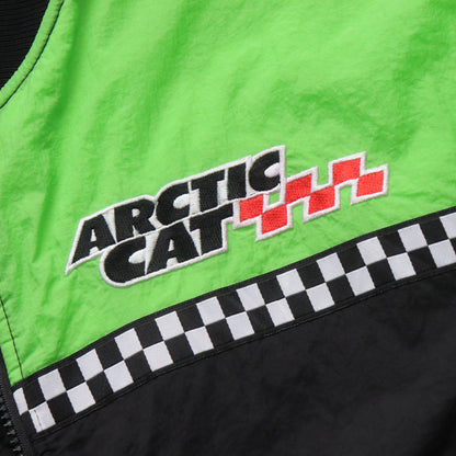 Vintage 90s Arctic Cat Snowmobile Racing Padded Jacket - XXL
