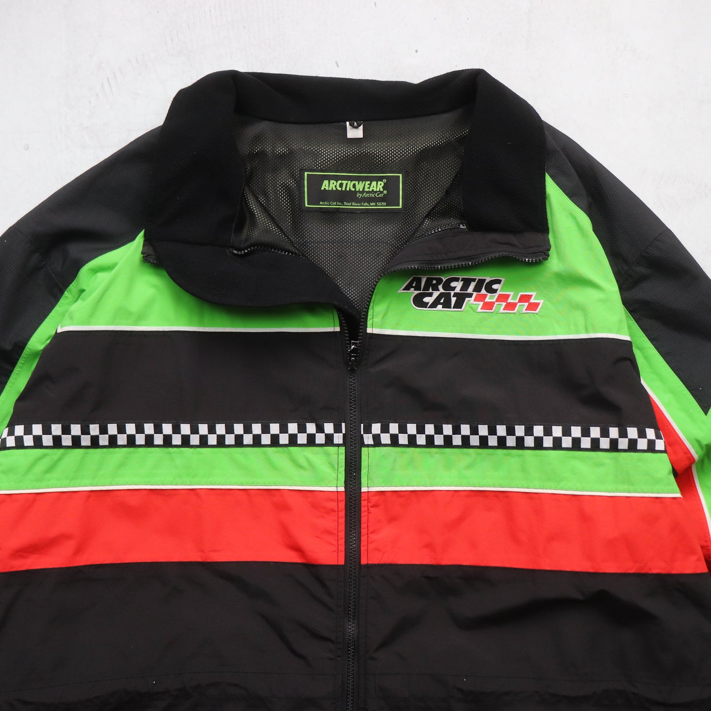 Vintage 90s Arctic Cat Snowmobile Racing Jacket - XXL