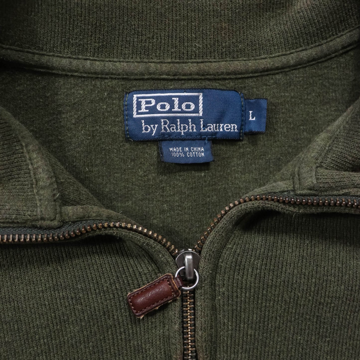 Polo Ralph Lauren 1/4 Zip Knit Sweater - 2000s (L)