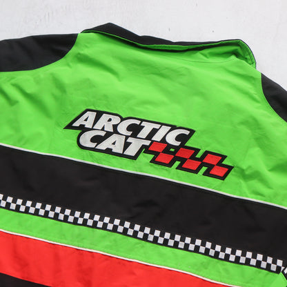 Vintage 90s Arctic Cat Snowmobile Racing Jacket - XXL