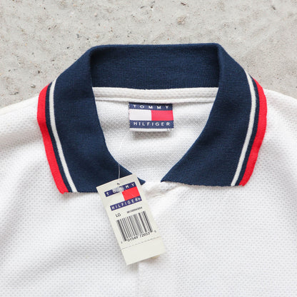 Tommy Hilfiger Mesh Polo Shirt – 90s (L)