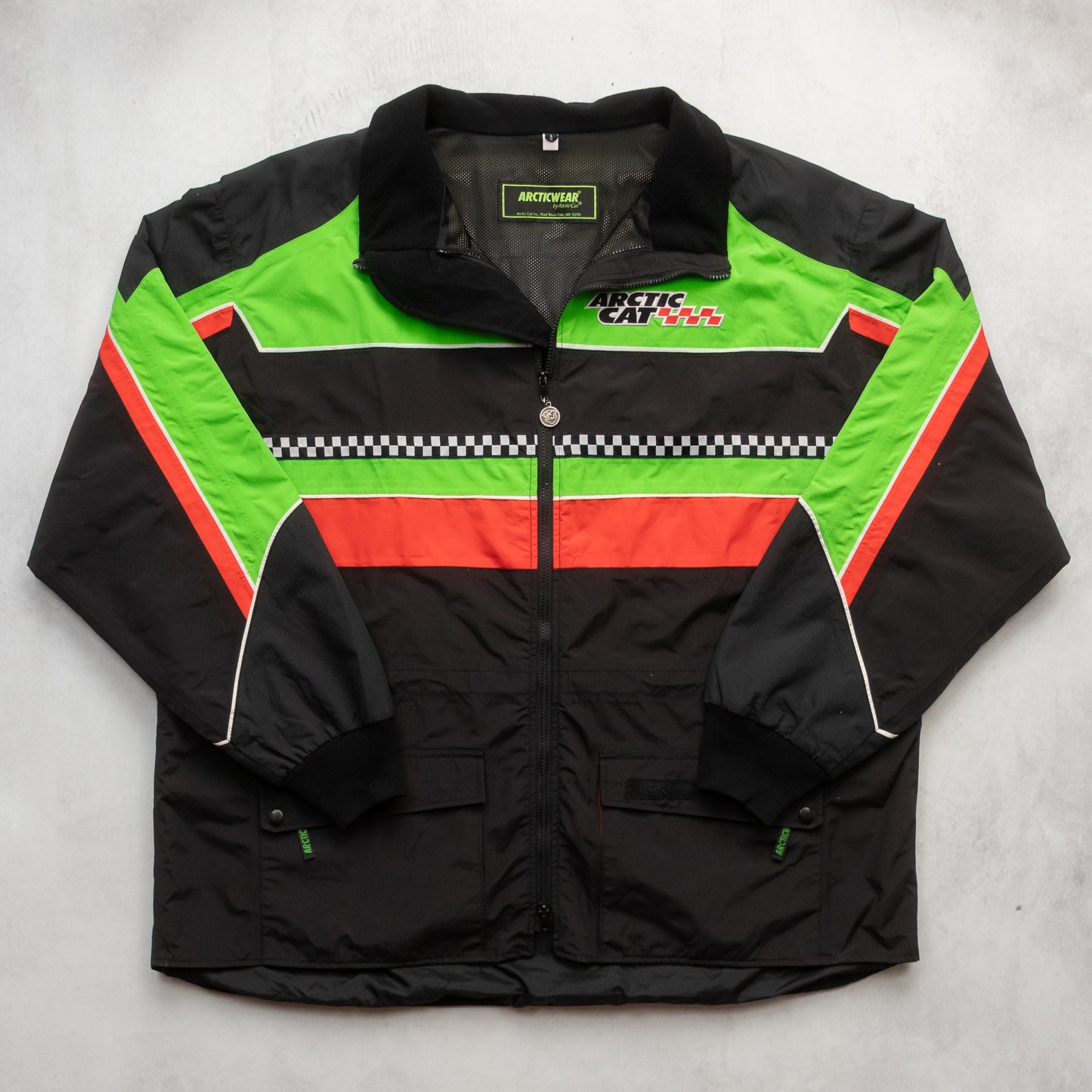 Vintage 90s Arctic Cat Snowmobile Racing Jacket - XXL