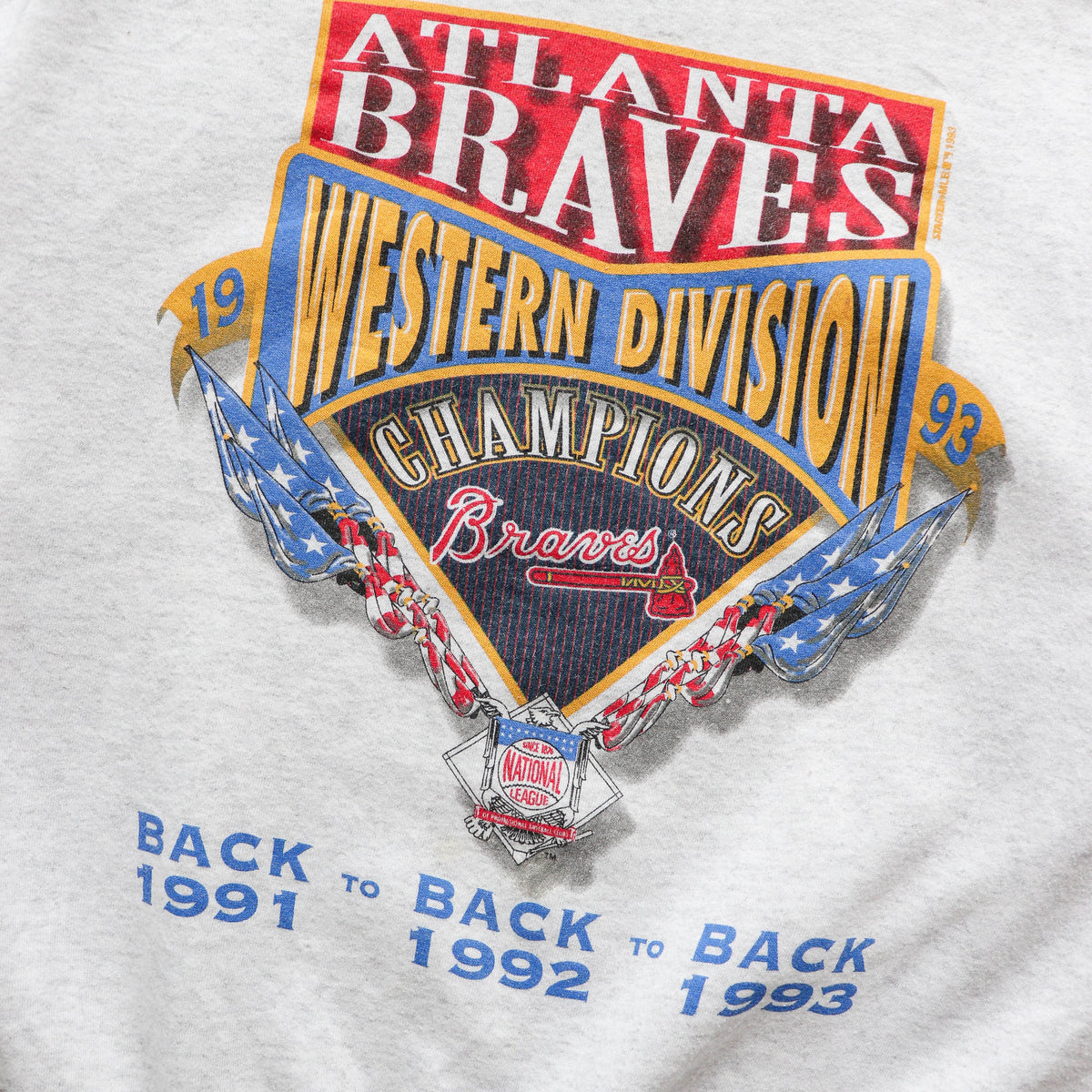 Atlanta Braves MLB Division Champions Sweatshirt – 1993 (XL)