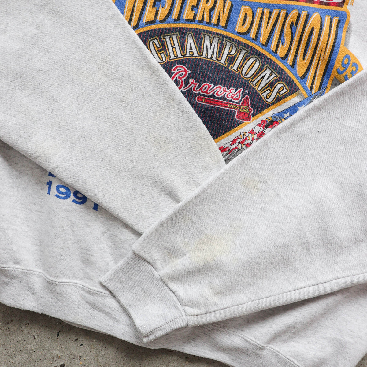Atlanta Braves MLB Division Champions Sweatshirt – 1993 (XL)