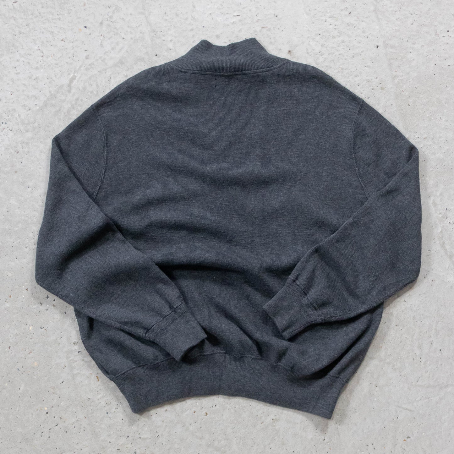 Polo Ralph Lauren Script Logo 1/4 Zip Knit Sweater - 2000s (XXL)