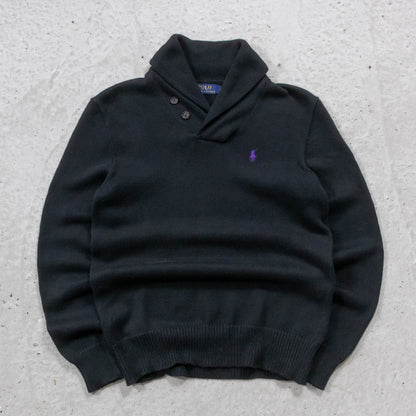 Polo Ralph Lauren Shawl Collar Knit Sweater - 2000s (S)