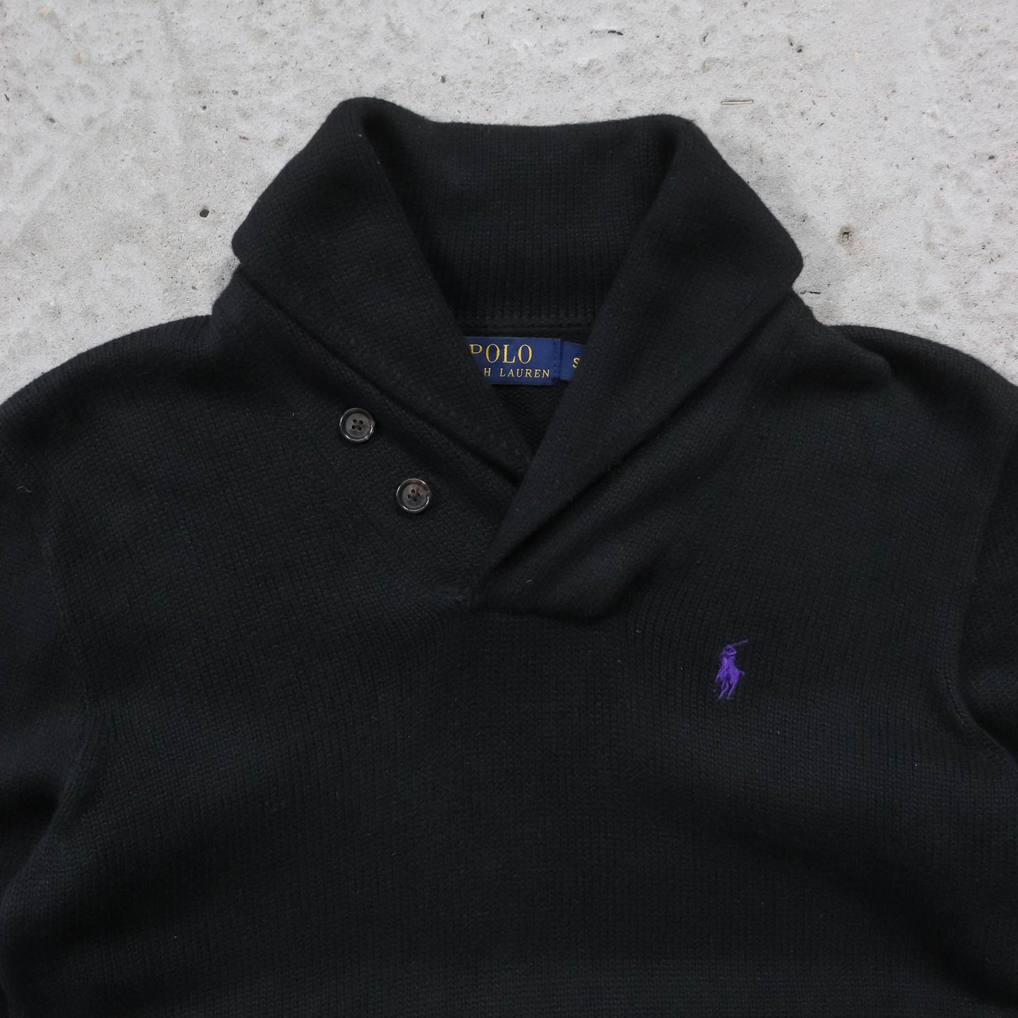 Polo Ralph Lauren Shawl Collar Knit Sweater - 2000s (S)