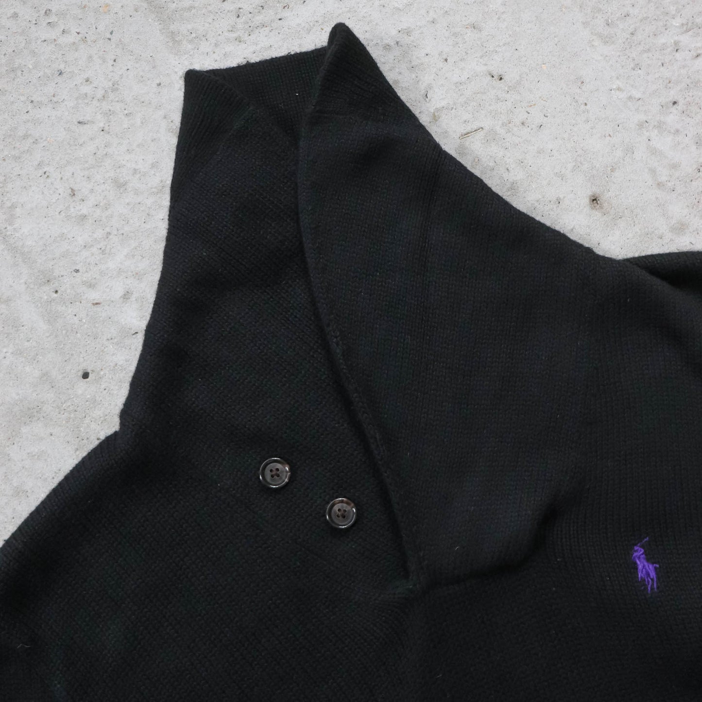 Polo Ralph Lauren Shawl Collar Knit Sweater - 2000s (S)