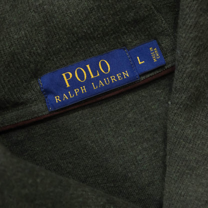 Polo Ralph Lauren Shawl Collar Elbow Patch Sweater - 2000s (L)