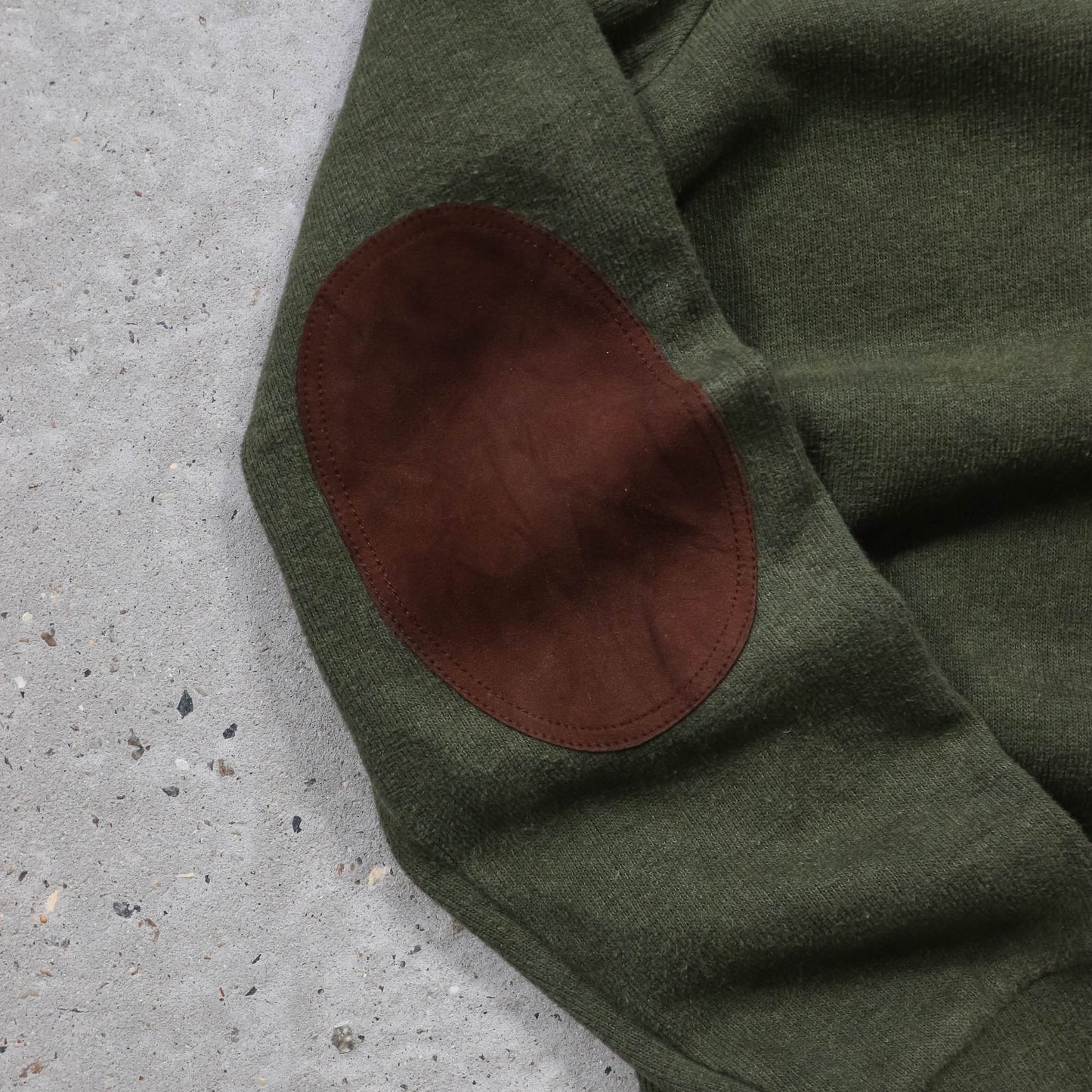 Polo Ralph Lauren Shawl Collar Elbow Patch Sweater - 2000s (L)
