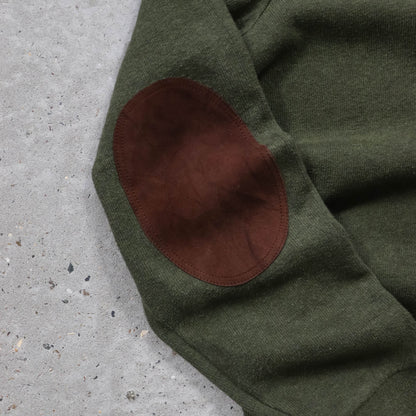 Polo Ralph Lauren Shawl Collar Elbow Patch Sweater - 2000s (L)