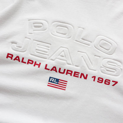 Polo Jeans Ralph Lauren Embossed Logo Tee – 90s (XL)
