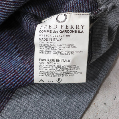Fred Perry x Comme des Garcons Argyle Knit Sweater - (L)