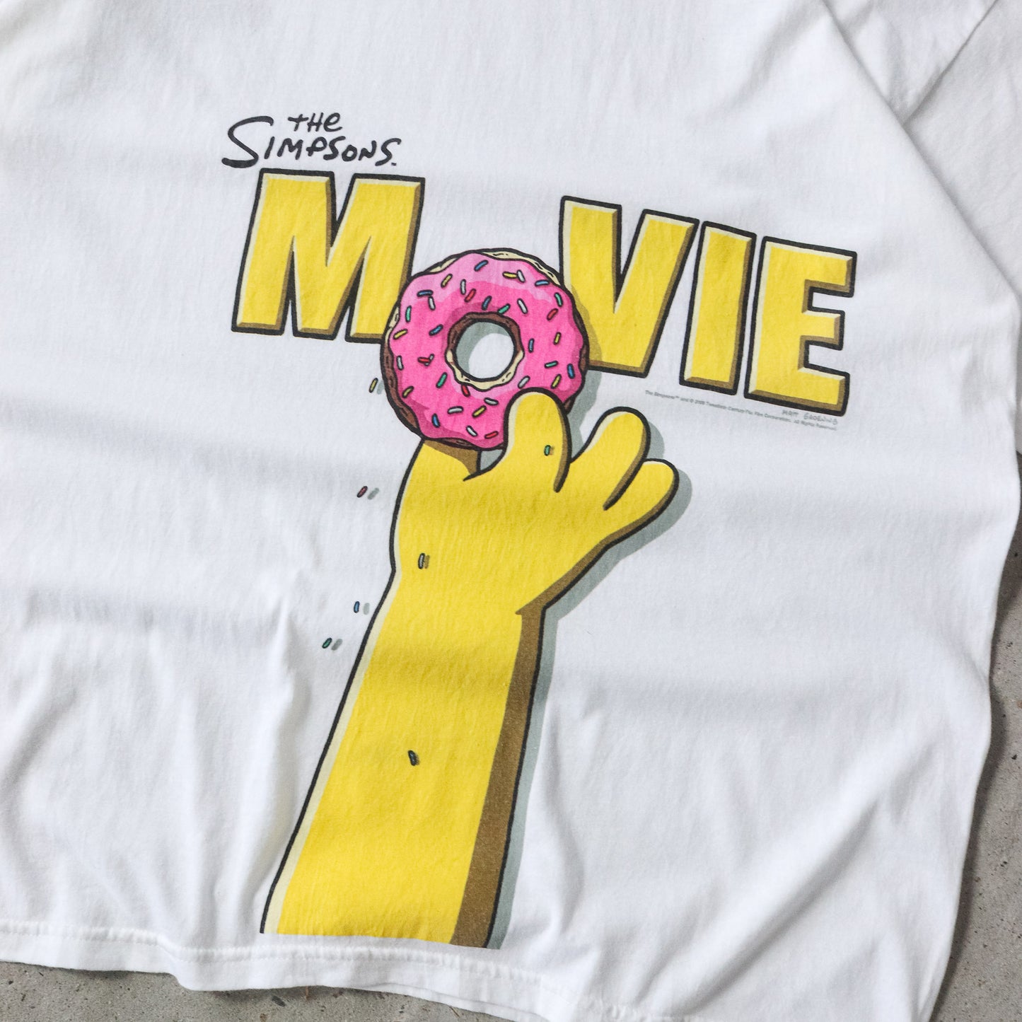 Vintage 2007 The Simpsons Movie Promo Tee - XL