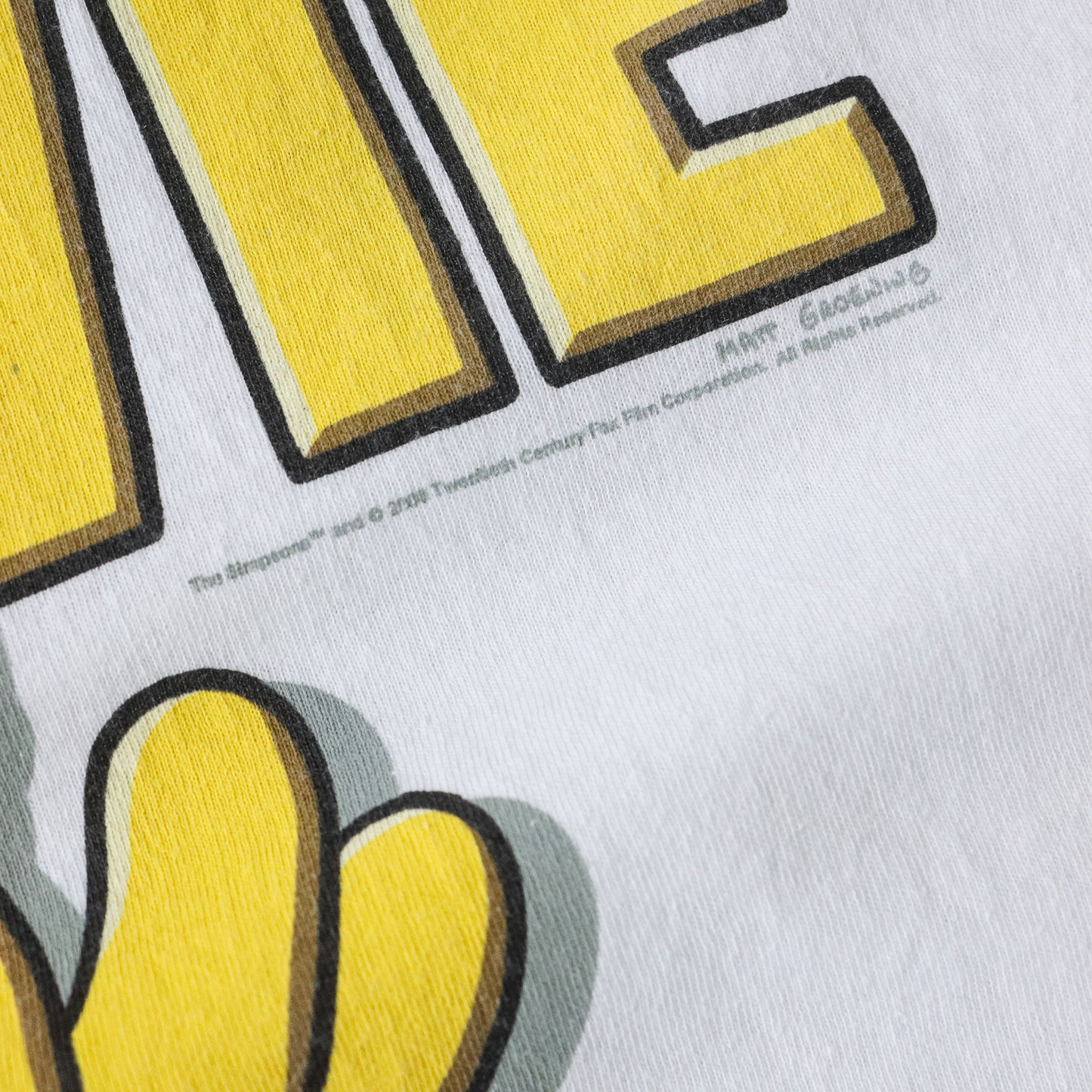 Vintage 2007 The Simpsons Movie Promo Tee - XL