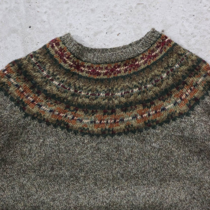 Polo Ralph Lauren Fair Isles Hand Knit Wool Sweater - 90s (XL)