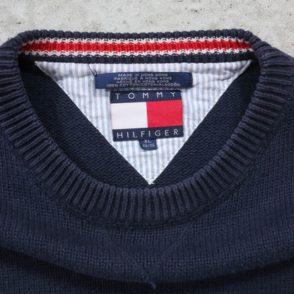 Tommy Hilfiger Heavy Knit Sweater - 90s (XL)