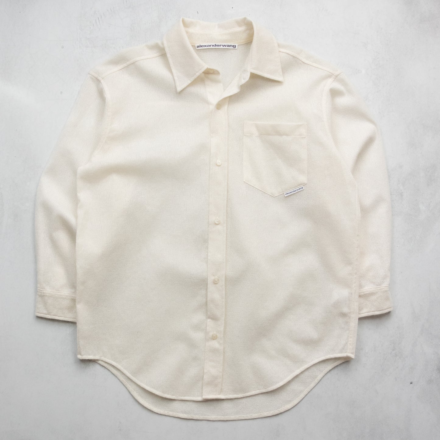 Alexander Wang Mohair Button Up Shirt Jacket - S (L/XL)