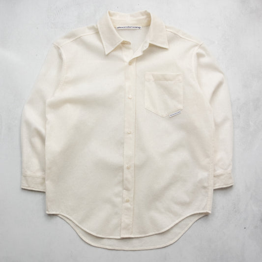 Alexander Wang Mohair Button Up Shirt Jacket - S (L/XL)